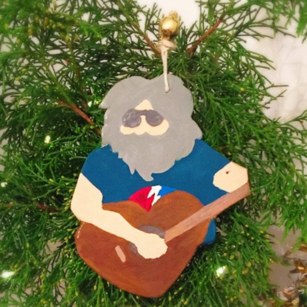 Jerry Garcia Christmas Ornament